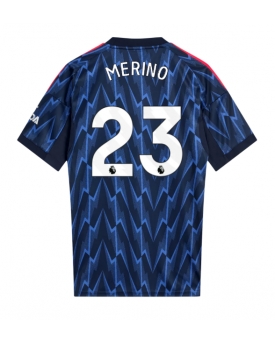 Billige Fotballdrakt Arsenal Mikel Merino #23 Replika Bortedrakt 2025-26 Kortermet Billige Fotballdrakt Arsenal Mikel Merino #23 Replika Bortedrakt 2025-26 Kortermet